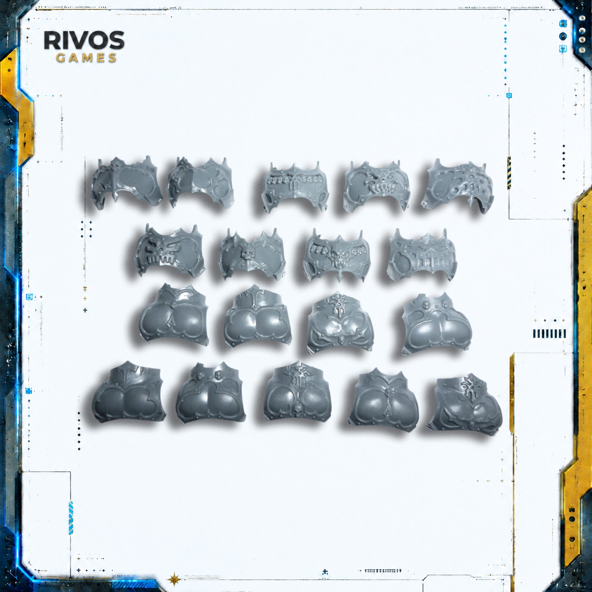 Warhammer Blades of Khorne Blood Warriors Torso x 9 - Bits (Bitz)
