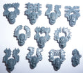 Warhammer Blades of Khorne Blood Warriors Heads x 11 Bits Bitz