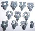 Blades of Khorne Blood Warriors Heads x 11 - Age of Sigmar - Conversion Part