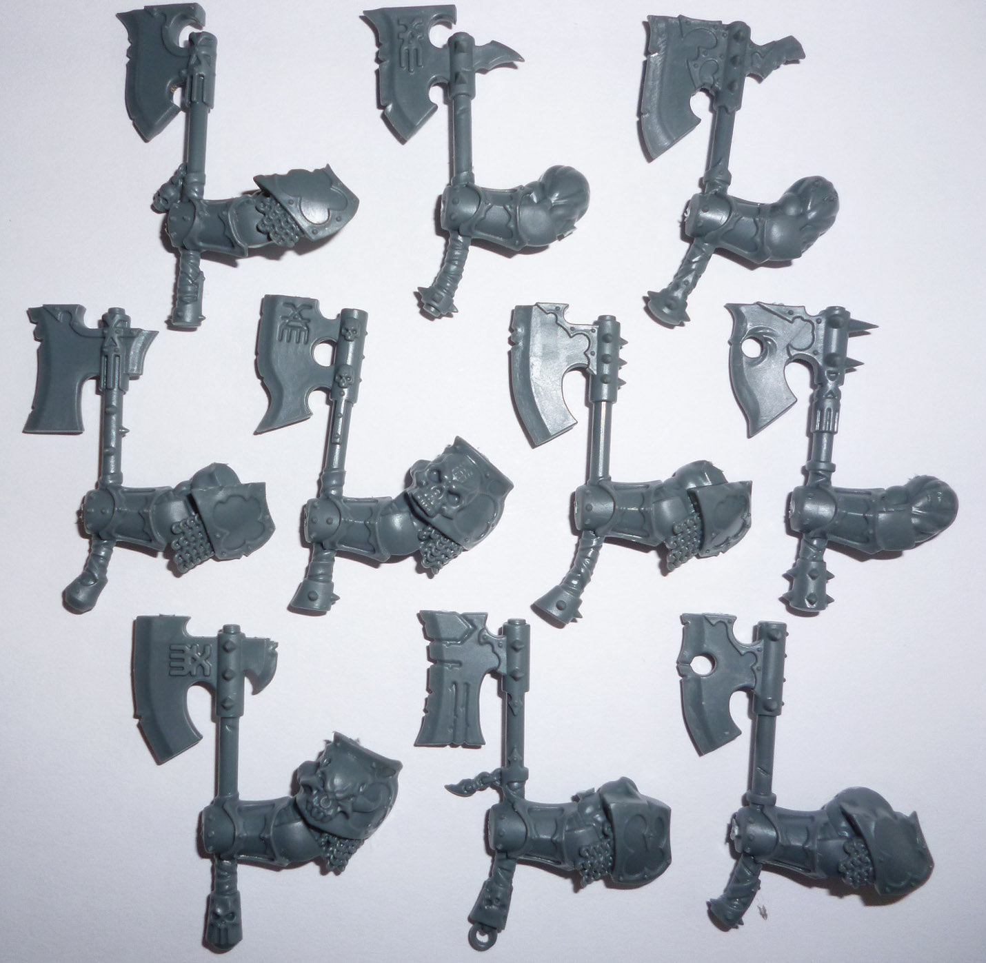 Blades of Khorne Blood Warriors Goreaxe x 10 A - Age of Sigmar - Kitbash Bit