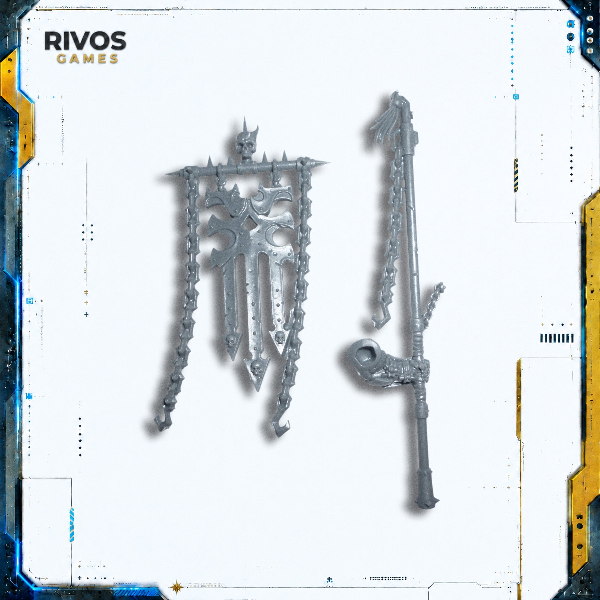 Warhammer Blades of Khorne Blood Warriors Icon - Bits (Bitz)