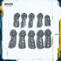 Warhammer 40K Adeptus Custodes Custodian Wardens Torso x 5 - Bits (Bitz)