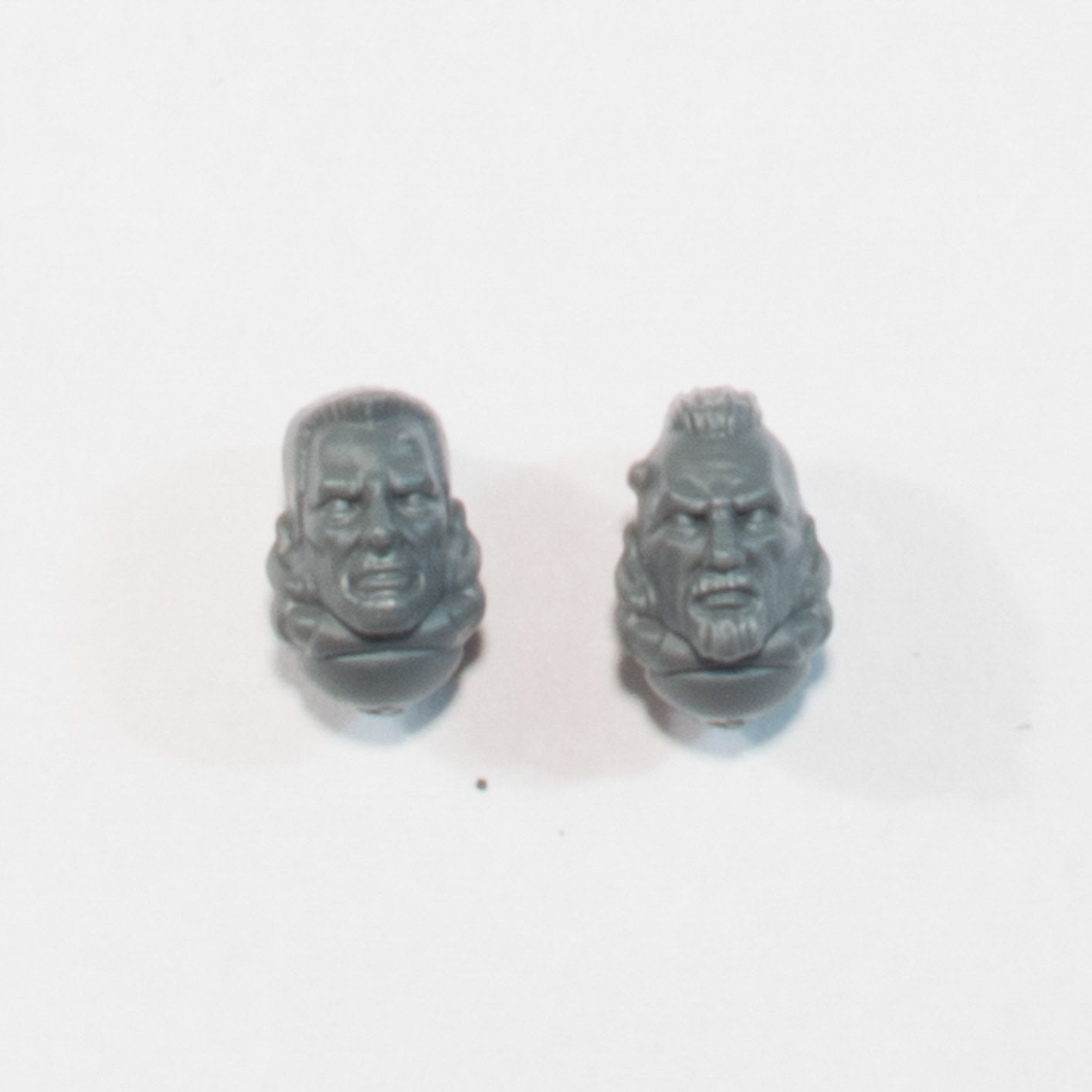 Adeptus Custodes Custodian Wardens Shield Captain Heads x 2 - Warhammer - Conversion Part