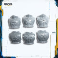 Warhammer Blades of Khorne Skullcrushers Torso x 3 - Bits (Bitz)