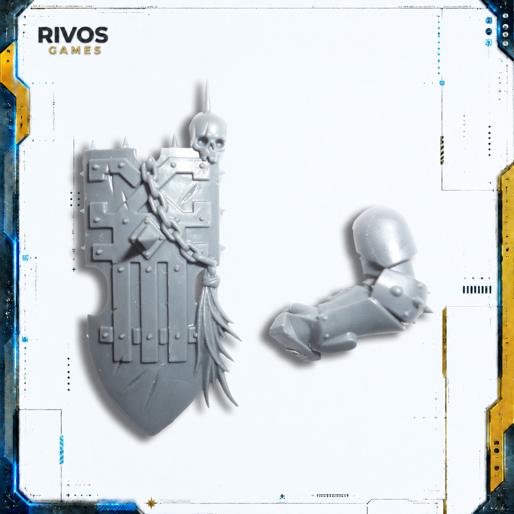 Warhammer Blades of Khorne Skullcrushers Shield A - Bits (Bitz)
