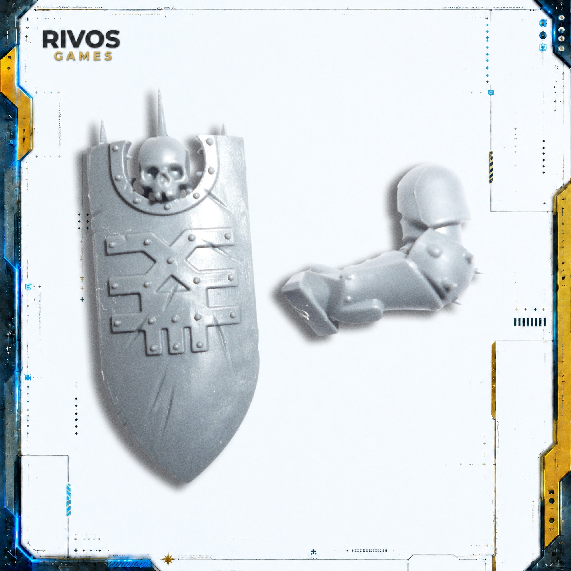 Warhammer Blades of Khorne Skullcrushers Shield C - Bits (Bitz)
