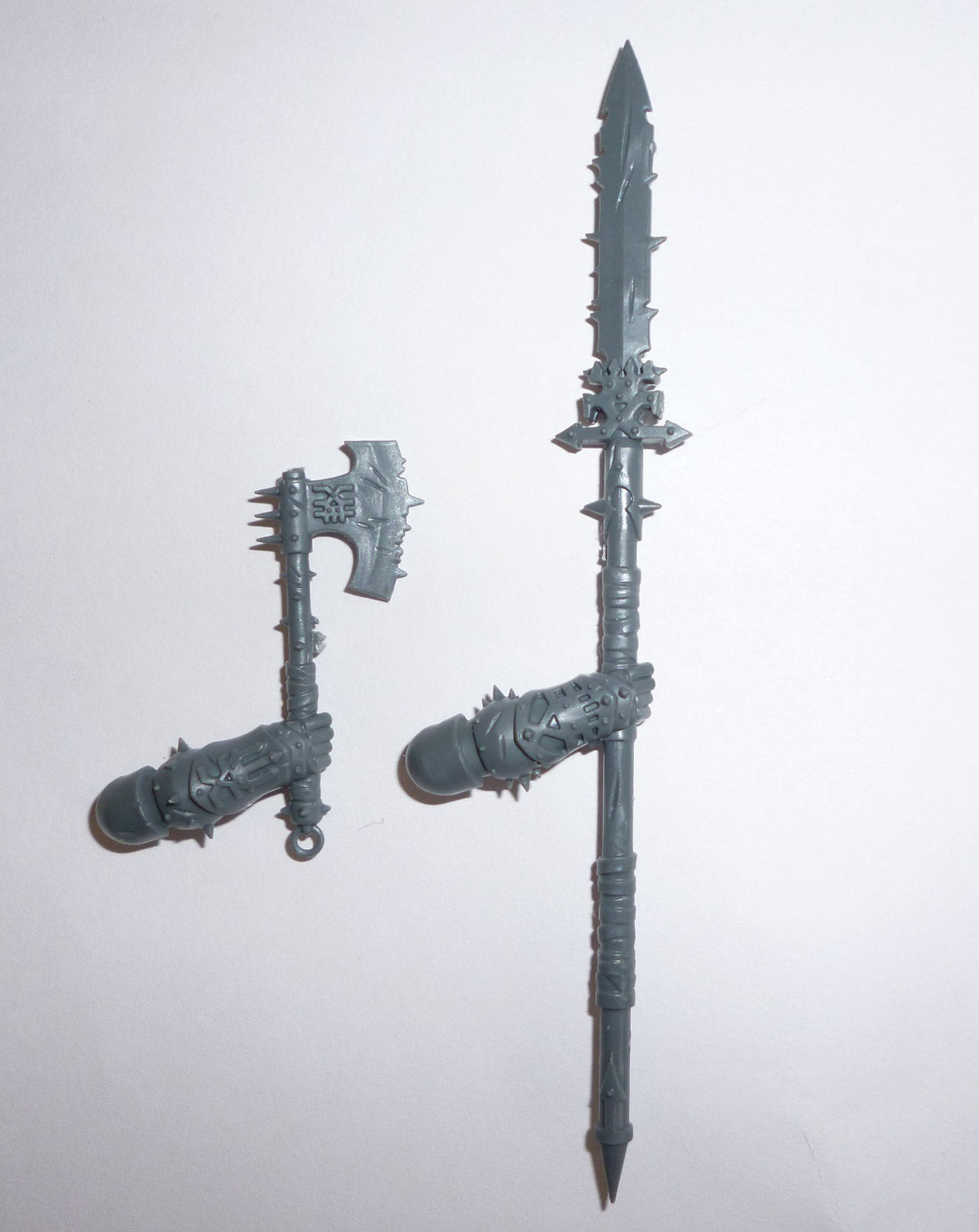 Blades of Khorne Skullcrushers Lance and Axe C - Age of Sigmar - Spare Part