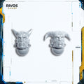 Warhammer Blades of Khorne Skullcrushers Heads C x 2 - Bits (Bitz)
