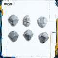 Warhammer 40K Grey Knights Terminator Squad Heads x 6 A - Bits (Bitz)