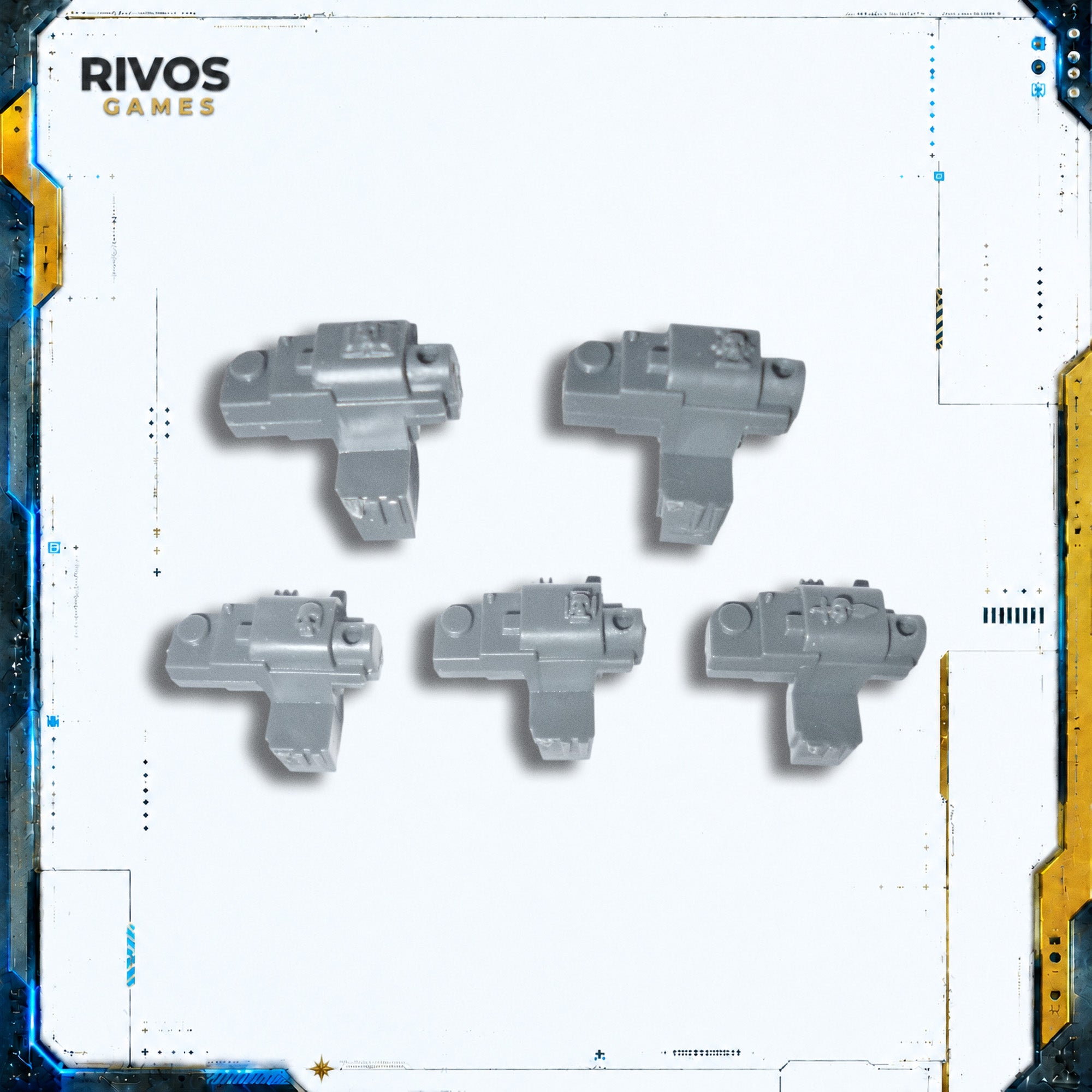 Warhammer 40K Grey Knights Terminator Squad Storm Bolters x 5 - Bits (Bitz)