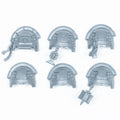 Warhammer 40K Grey Knights Terminator Squad Shoulder Pads x 6 B Bits Bitz