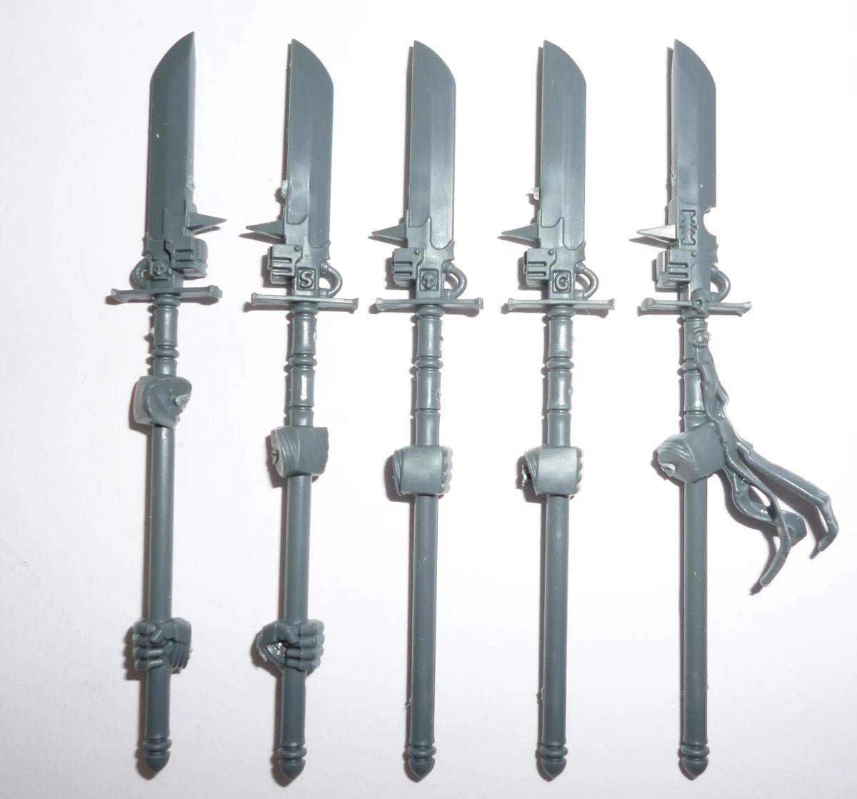 Warhammer 40K Grey Knights Terminator Squad Halberds x 5 Bits Bitz
