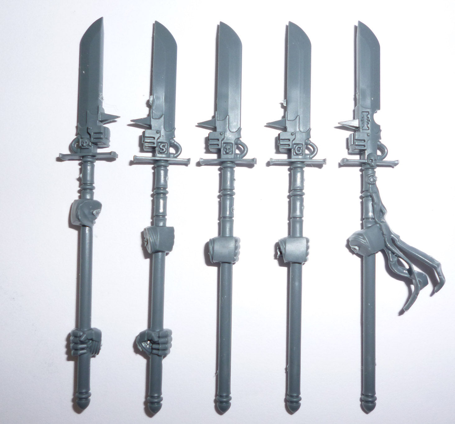 Grey Knights Terminator Squad Halberds x 5 - Warhammer - Conversion Part