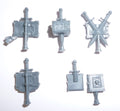 Grey Knights Terminator Squad Symbols x 5 - Warhammer - Kitbash Bit