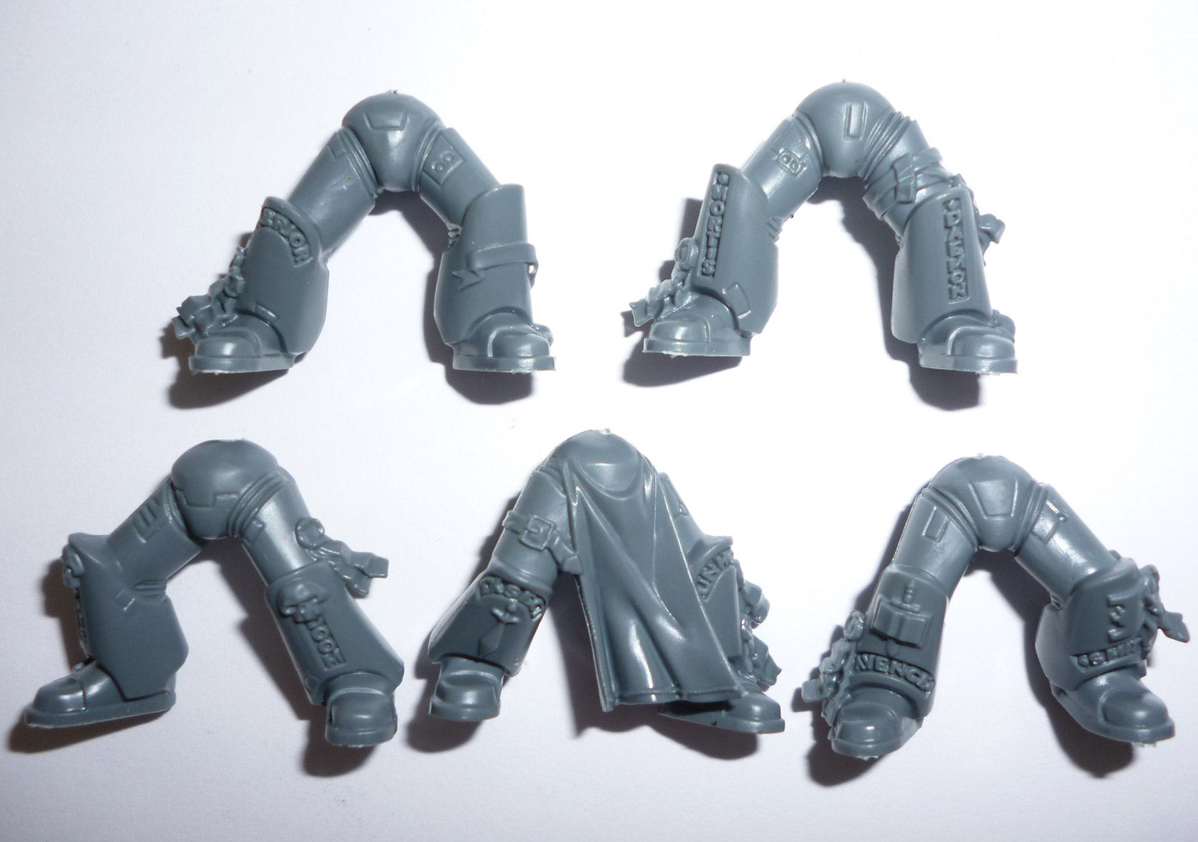 Grey Knights Strike Squad Legs x 5 - Warhammer - Authentic Sprue