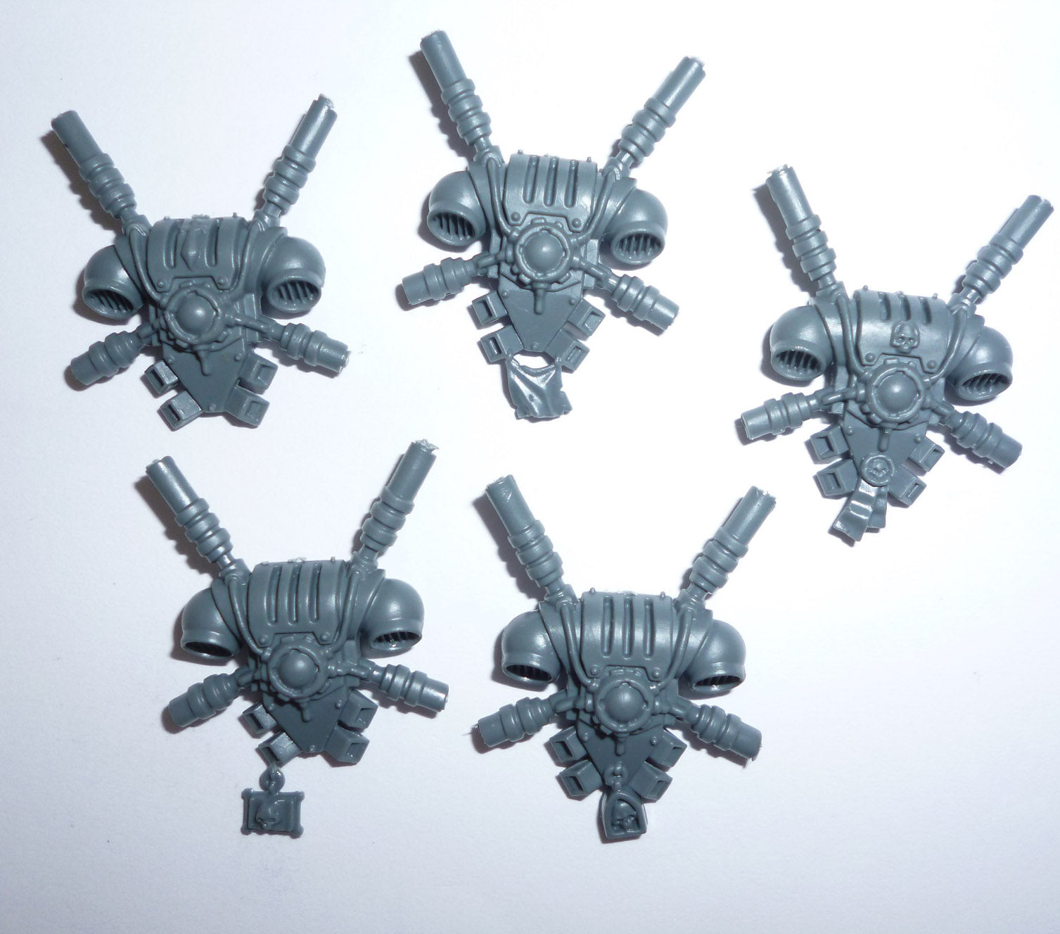 Grey Knights Strike Squad Interceptor Backpacks x 5 - Warhammer - Conversion Part