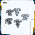 Warhammer 40K Grey Knights Strike Squad Backpacks x 5 - Bits (Bitz)