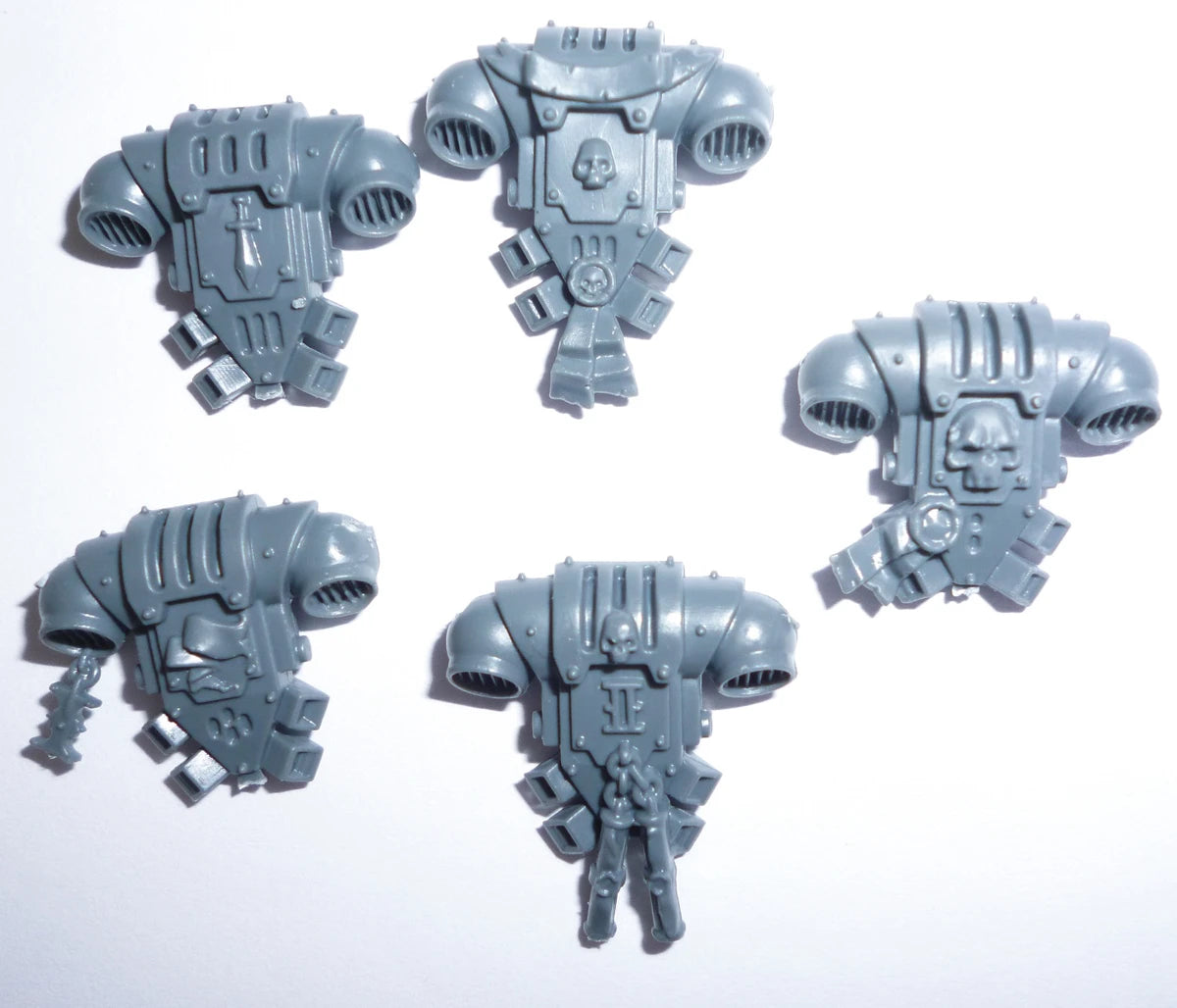 Warhammer 40k Grey Knights Strike Squad Backpacks x 5 Bits Bitz