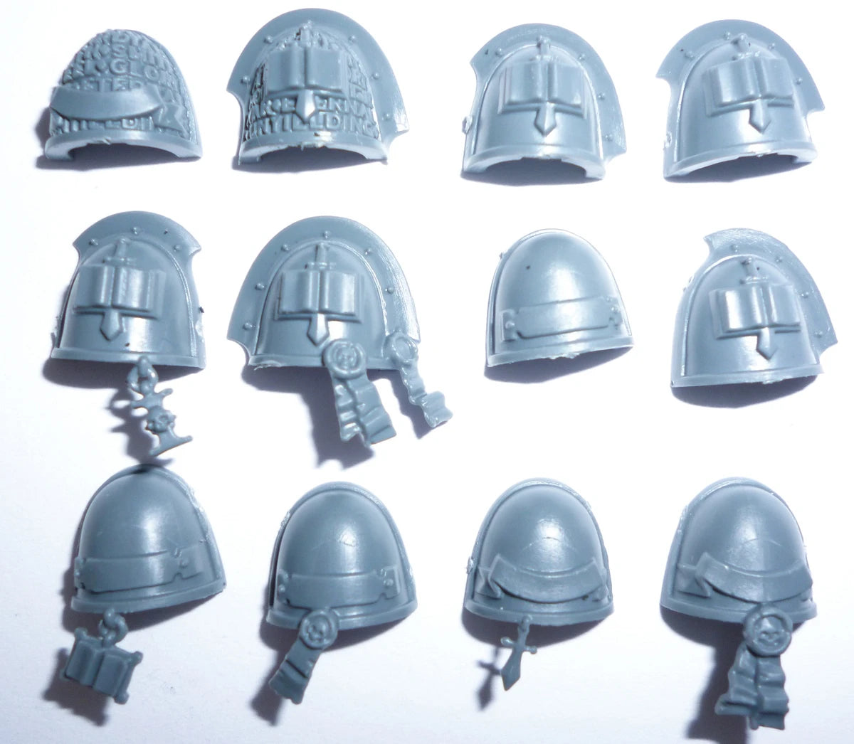 Warhammer 40k Grey Knights Strike Squad Shoulder Pads x 12 Bits Bitz
