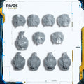 Warhammer 40K Grey Knights Strike Squad Torso x 5 - Bits (Bitz)