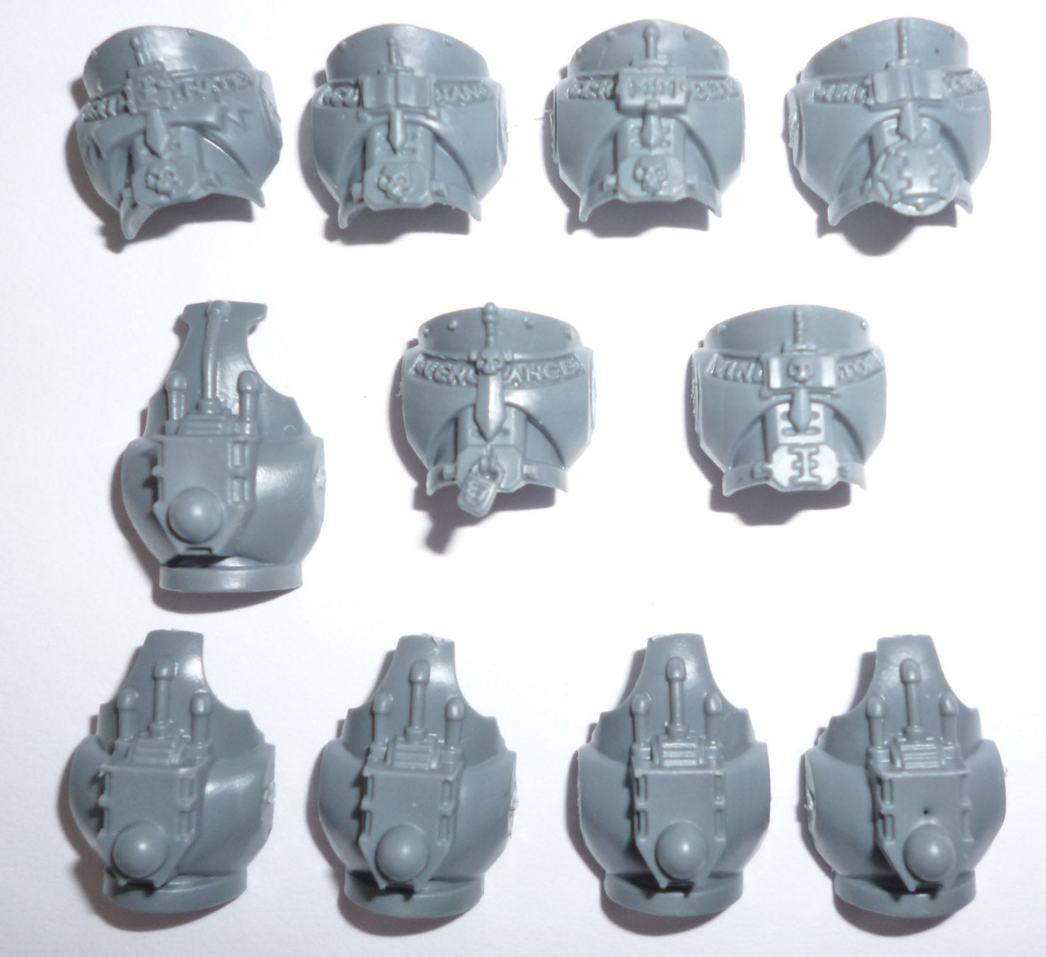 Grey Knights Strike Squad Torso x 5 - Warhammer - Authentic Sprue