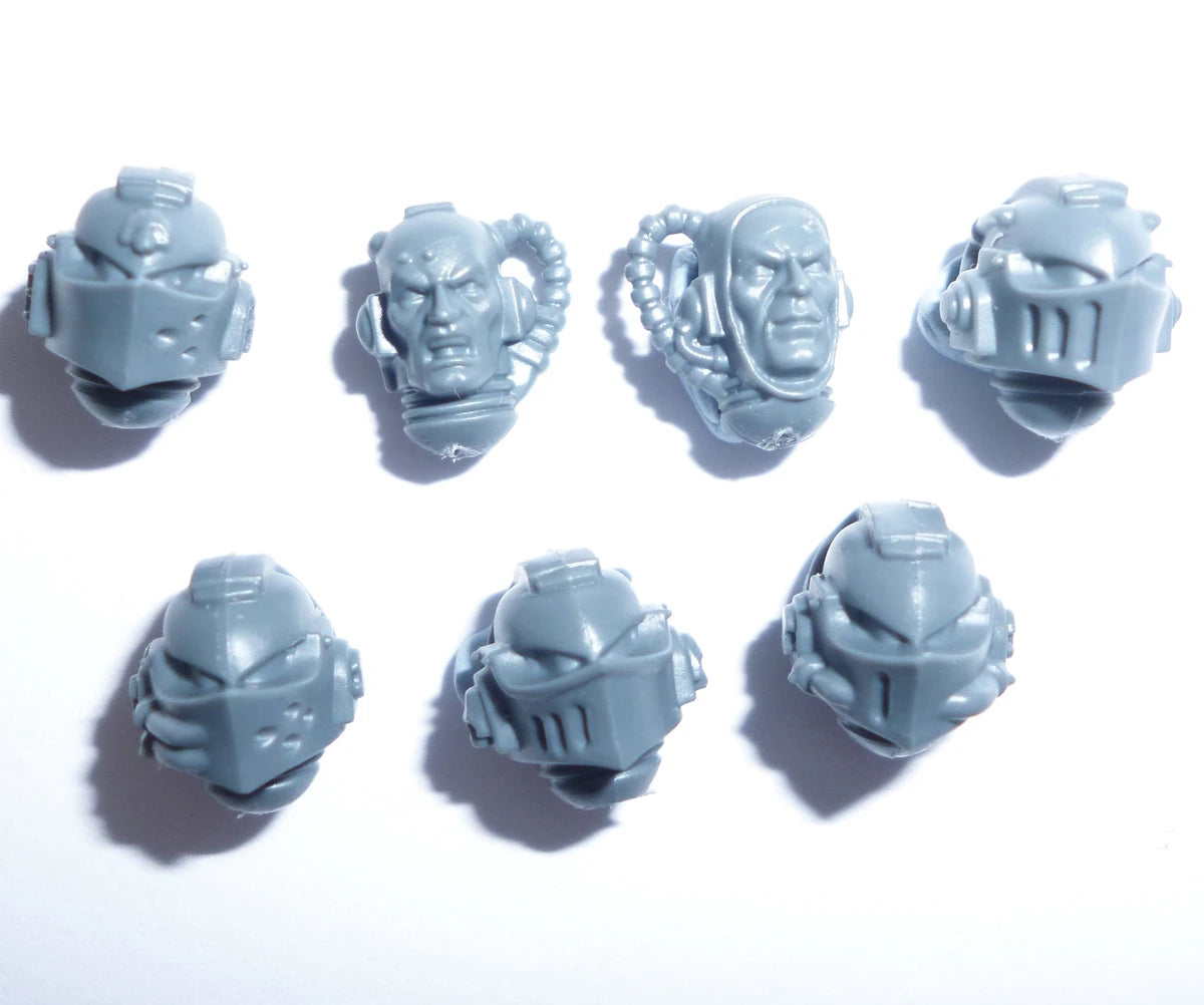 Warhammer 40k Grey Knights Strike Squad Heads x 7 Bits Bitz