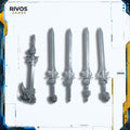 Warhammer 40K Grey Knights Strike Squad Nemesis Force Sword x 5 - Bits (Bitz)