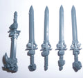 Warhammer 40k Grey Knights Strike Squad Nemesis Force Sword x 5 Bits Bitz