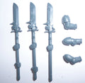 Warhammer 40k Grey Knights Strike Squad Halberds x 3 Bits Bitz