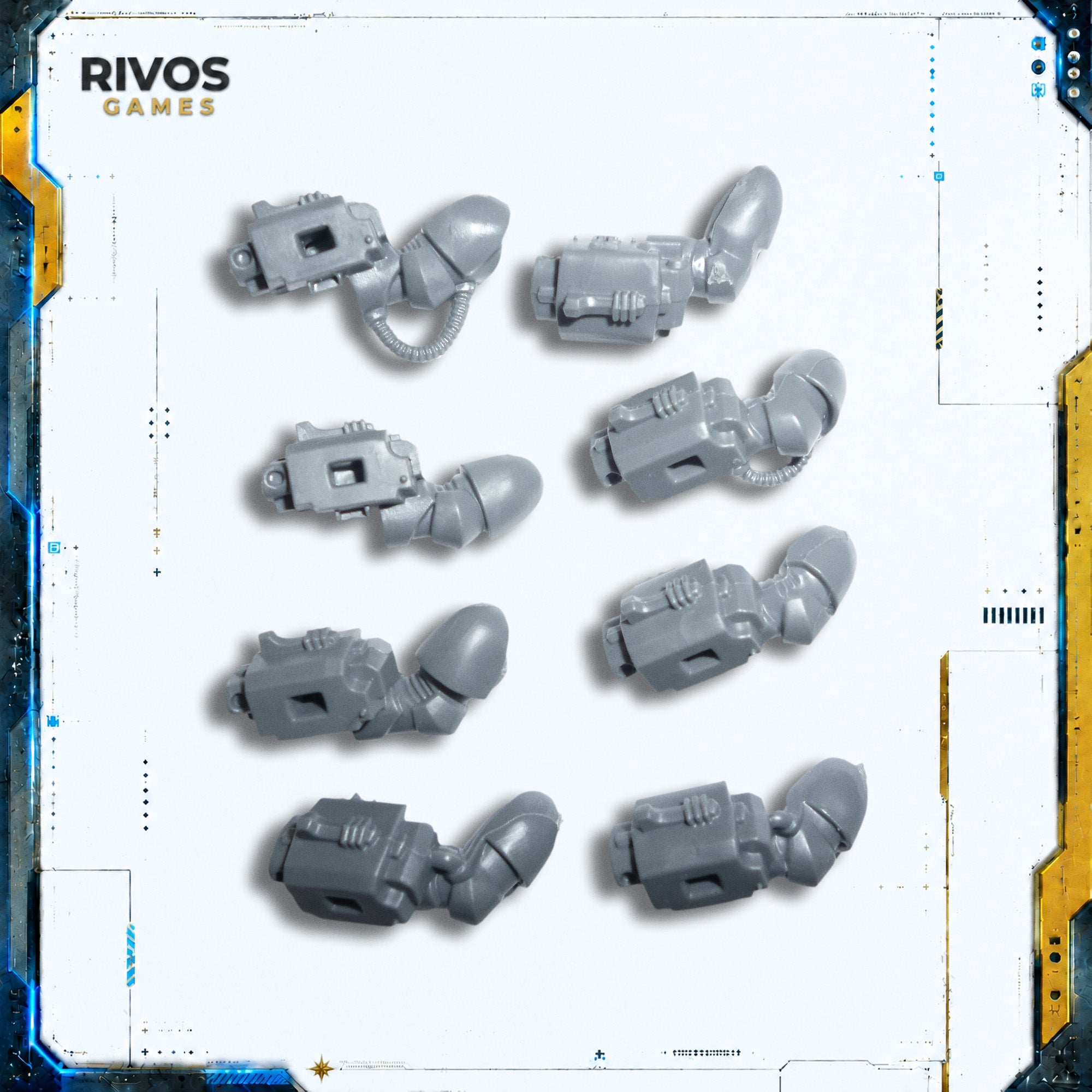 Warhammer 40K Grey Knights Strike Squad Storm Bolters x 8 - Bits (Bitz)