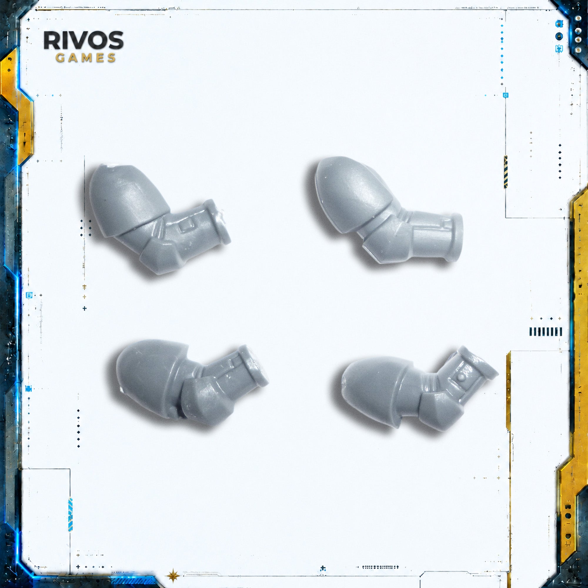 Warhammer 40K Grey Knights Strike Squad Arms x 4 - Bits (Bitz)