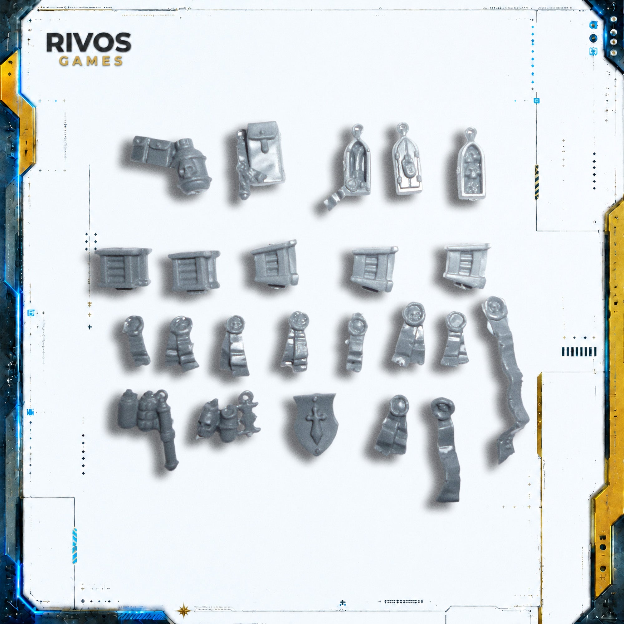 Warhammer 40K Grey Knights Strike Squad Accessories - Bits (Bitz)