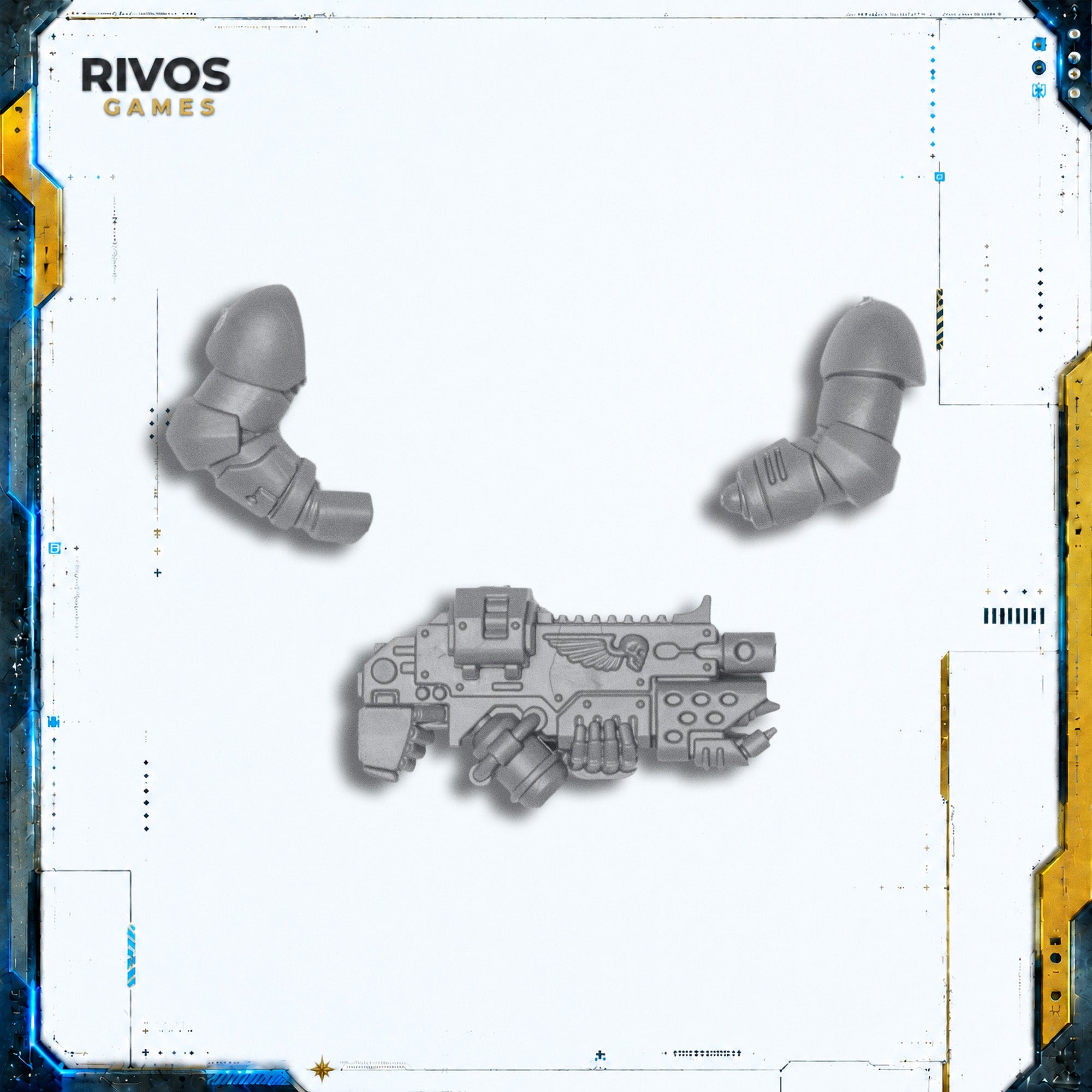 Warhammer 40K Space Marines Sternguard Veteran Squad Combi Flamer B - Bits (Bitz)
