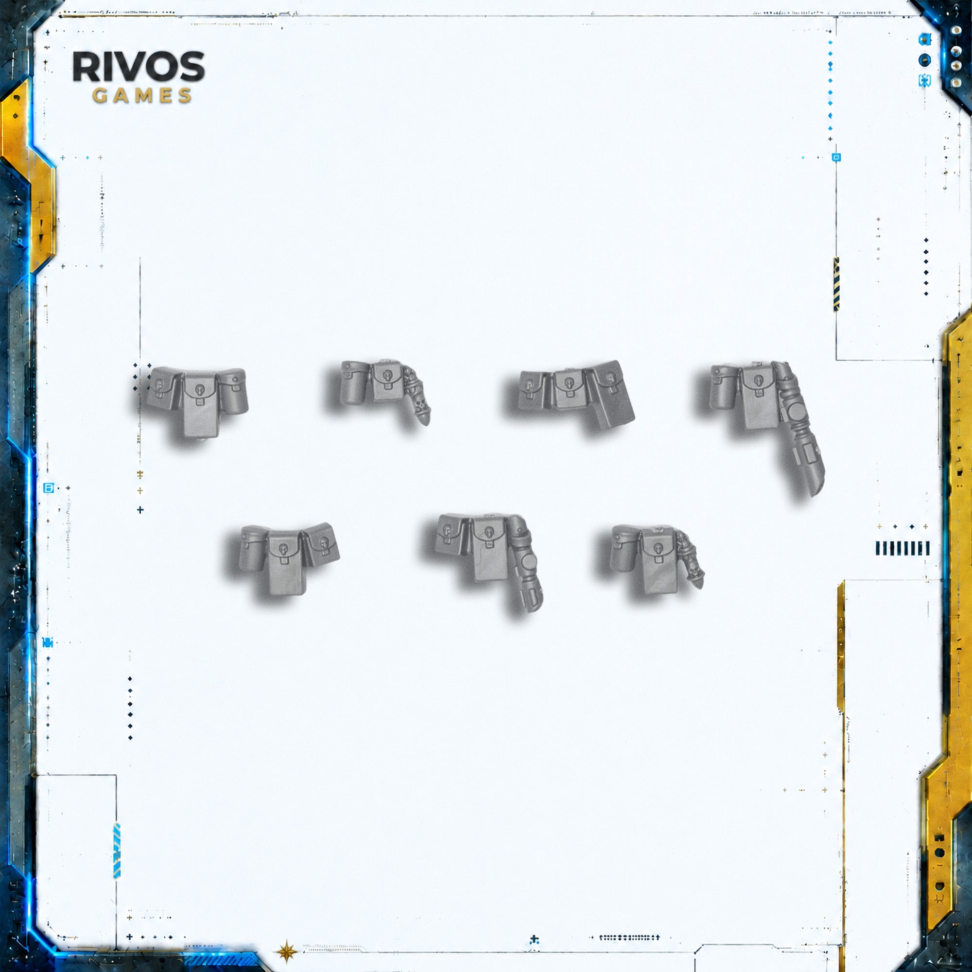 Warhammer 40K Space Marines Sternguard Veteran Squad Pouches - Bits (Bitz)