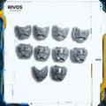 Warhammer 40K Chaos Space Marines Raptors Torso x 5 - Bits (Bitz)