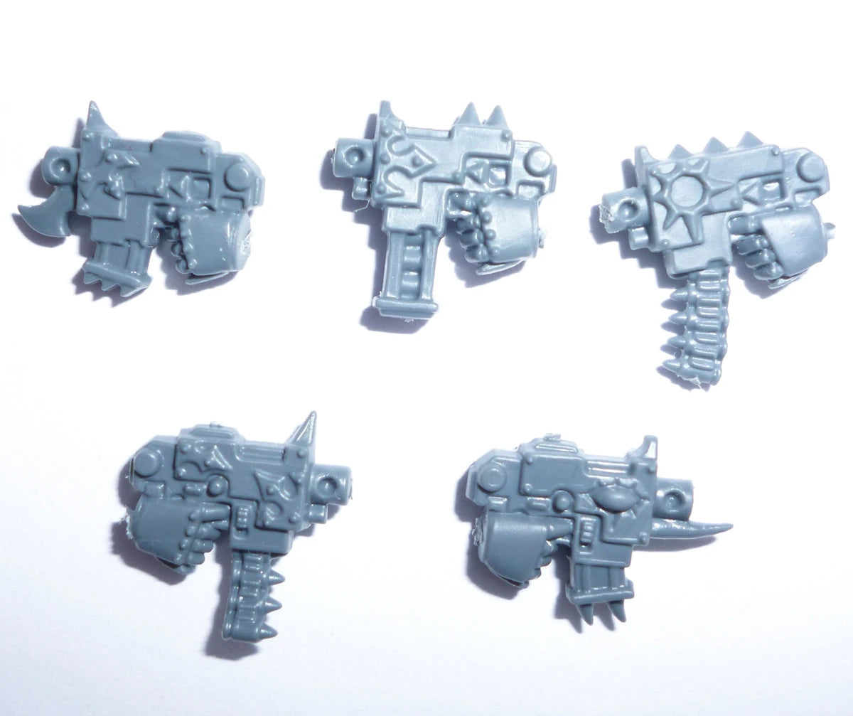 Warhammer 40K Chaos Space Marines Raptors Bolt Pistols x 5 Bits Bitz