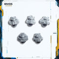Warhammer 40K Chaos Space Marines Raptors Heads x 5 A - Bits (Bitz)