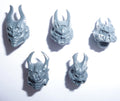 Warhammer 40K Chaos Space Marines Raptors Heads x 5 B Bits Bitz