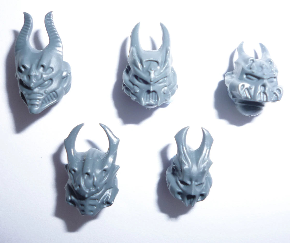 Warhammer 40K Chaos Space Marines Raptors Heads x 5 B Bits Bitz