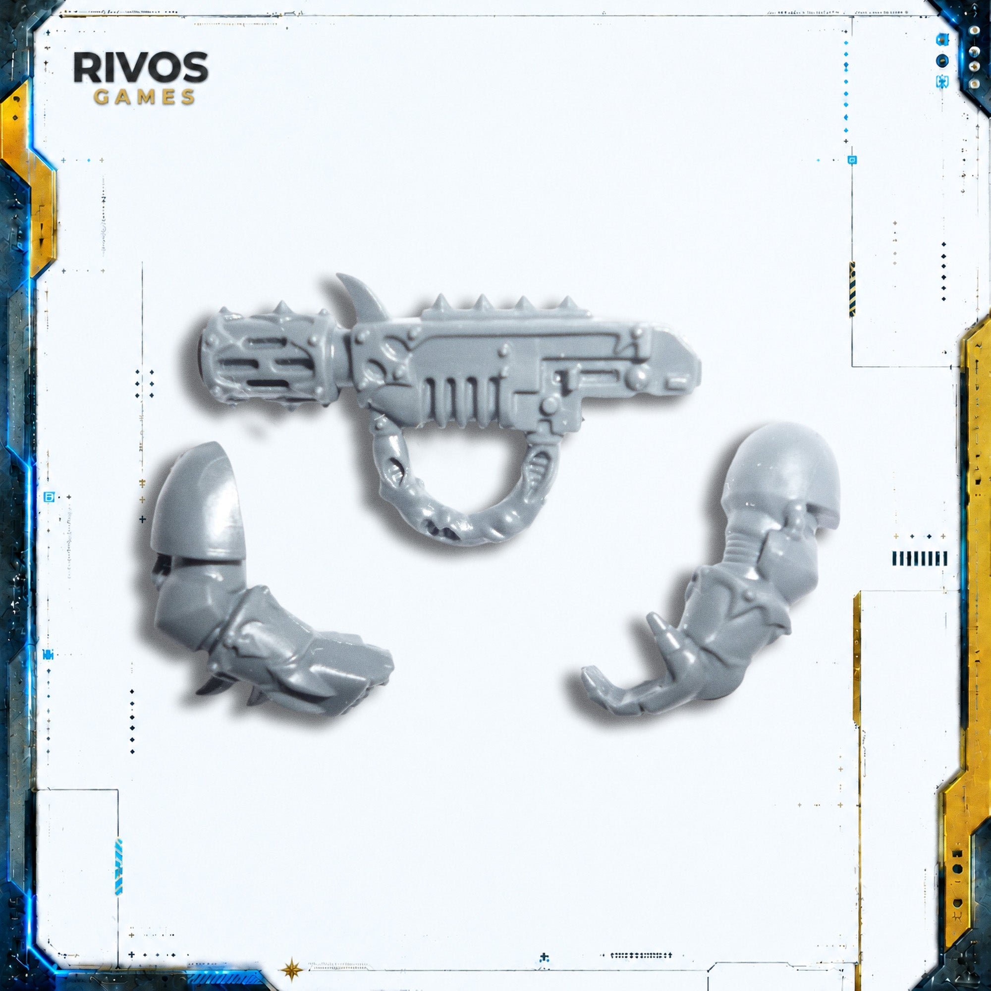 Warhammer 40K Chaos Space Marines Raptors Melta Gun - Bits (Bitz)