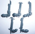 Warhammer 40K Chaos Space Marines Raptors Chainsword x 5 Bits Bitz