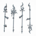 Disciples of Tzeentch Tzaangor Enlightened Spears x 4 - Age of Sigmar - Kitbash Bit