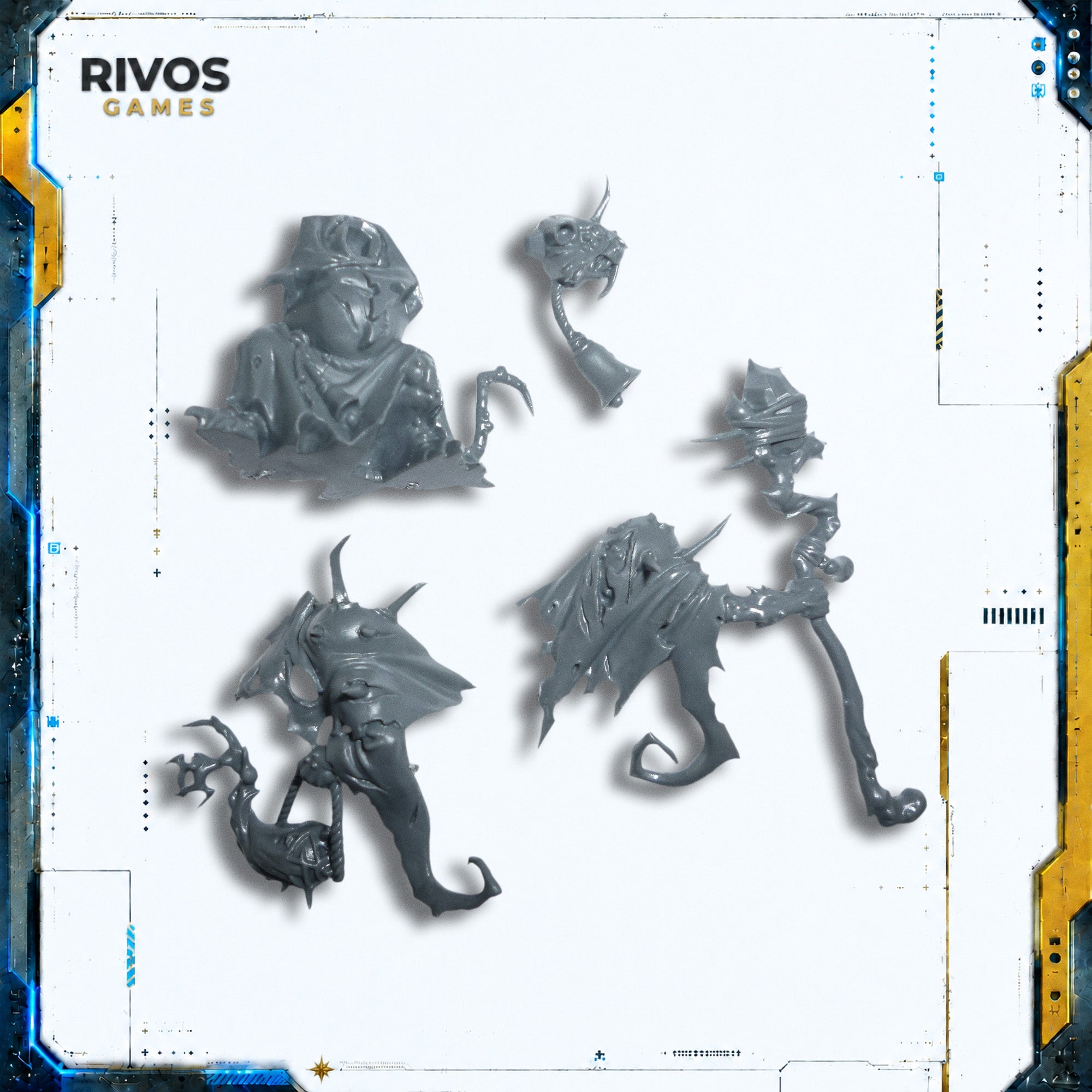 Warhammer Skaven Plague Furnace/Screaming Bell Plague Priest - Bits (Bitz)