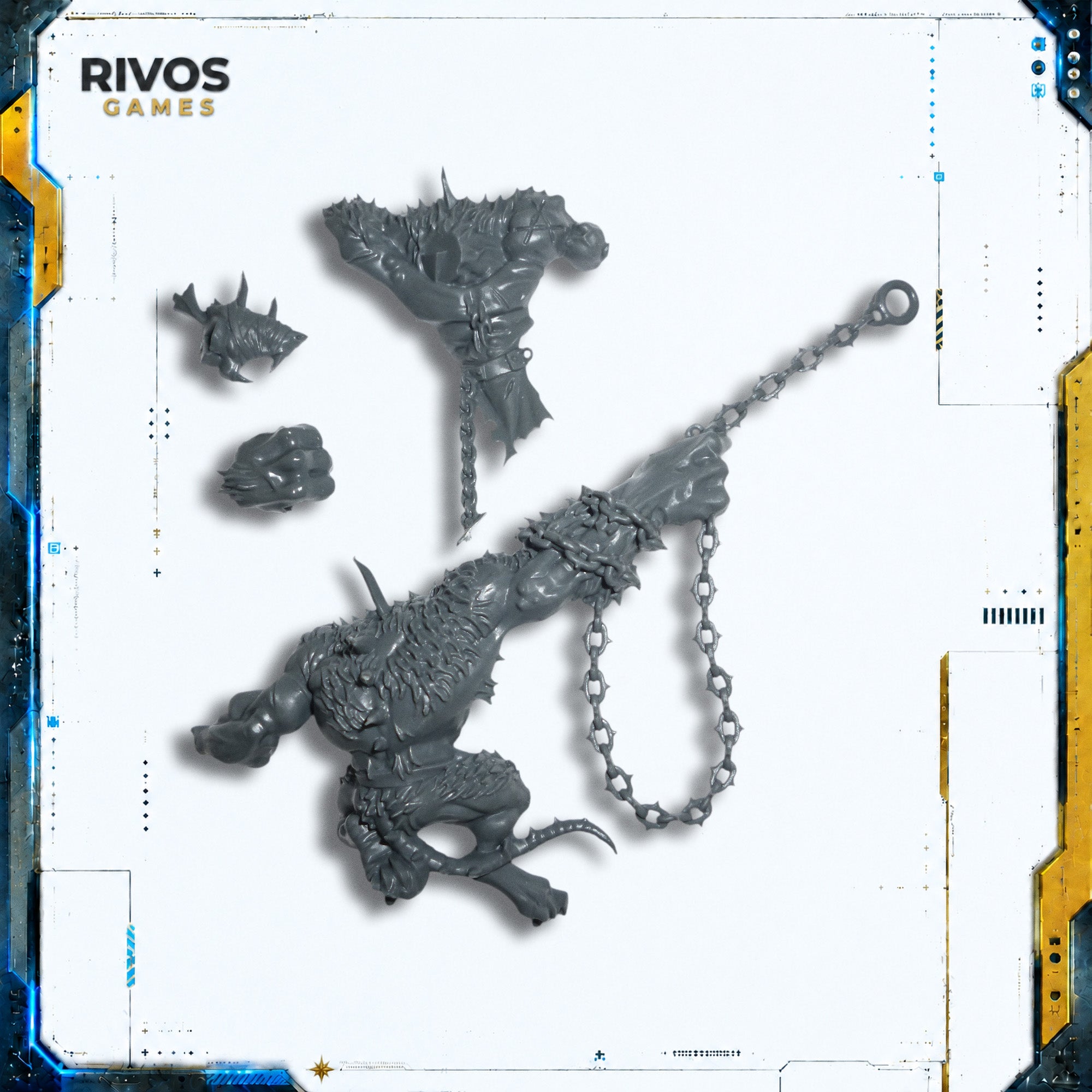 Warhammer Skaven Plague Furnace/Screaming Bell Rat Ogre - Bits (Bitz)