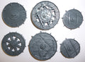 Skaven Plague Furnace/Screaming Bell Wheels x 6 - Age of Sigmar - Spare Part