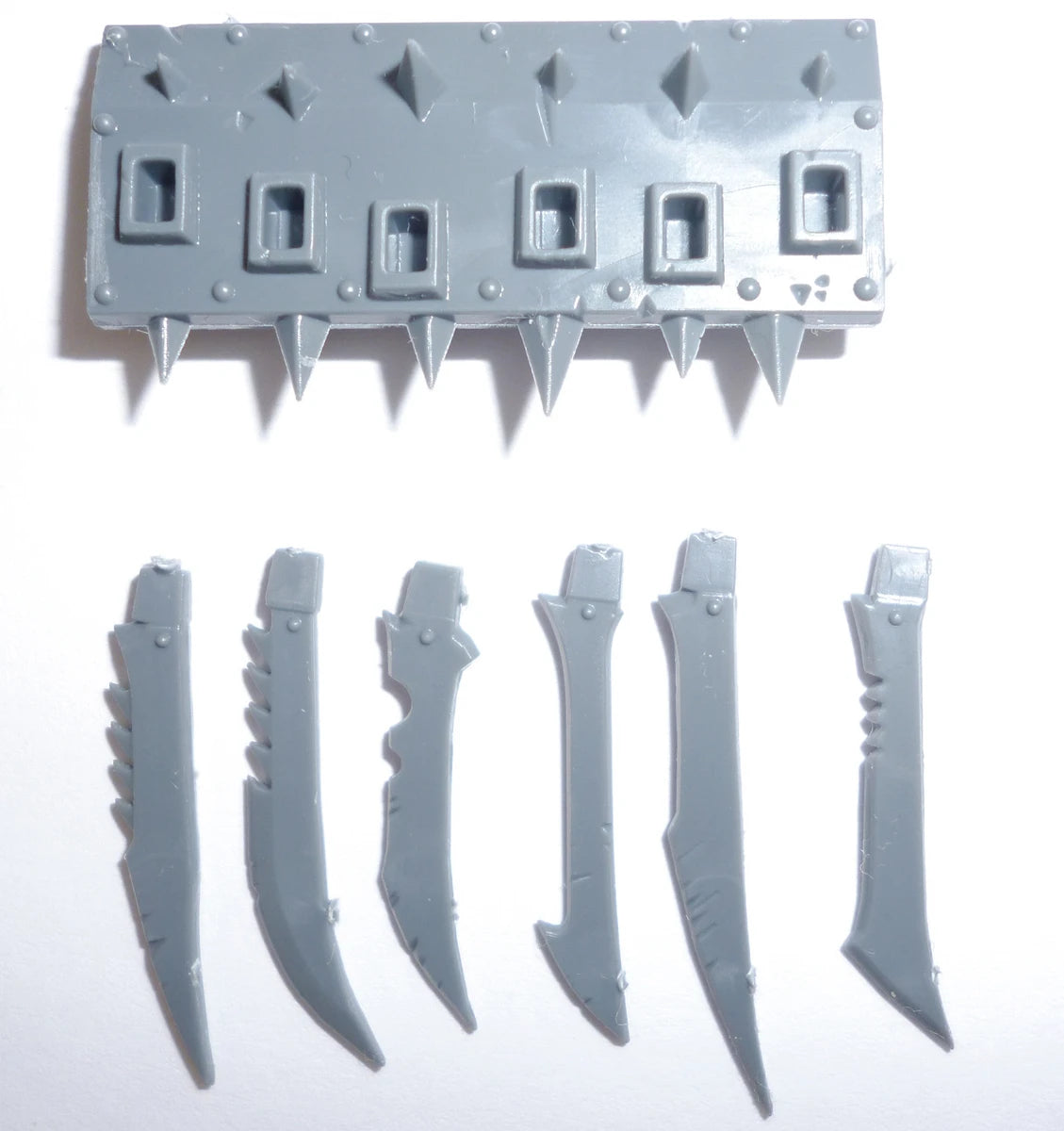 Warhammer Skaven Plague Furnace/Screaming Bell Front Plate and Blades Bits Bitz