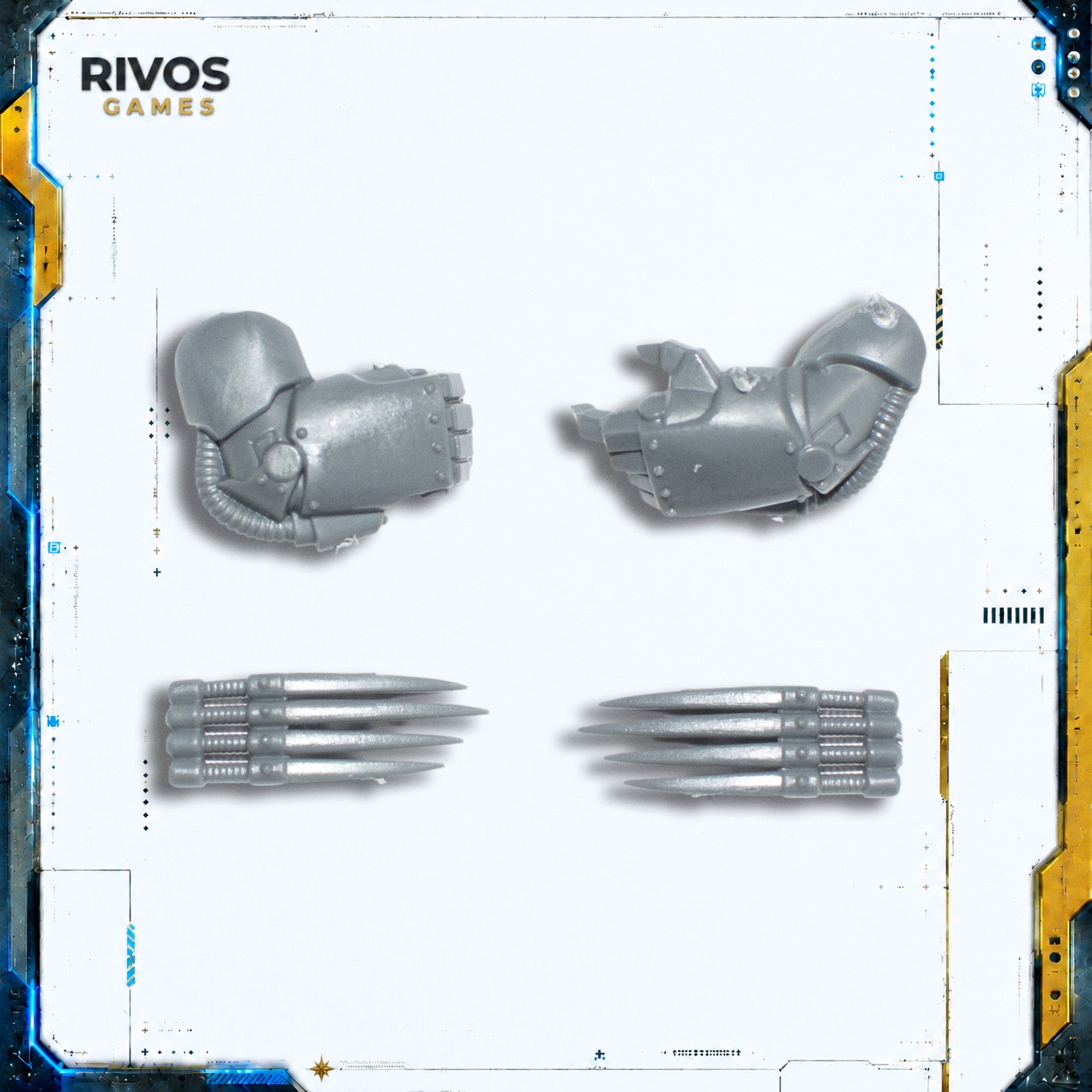Horus Heresy Space Marines Tartaros Terminators Lightning Claws A - Bits (Bitz)