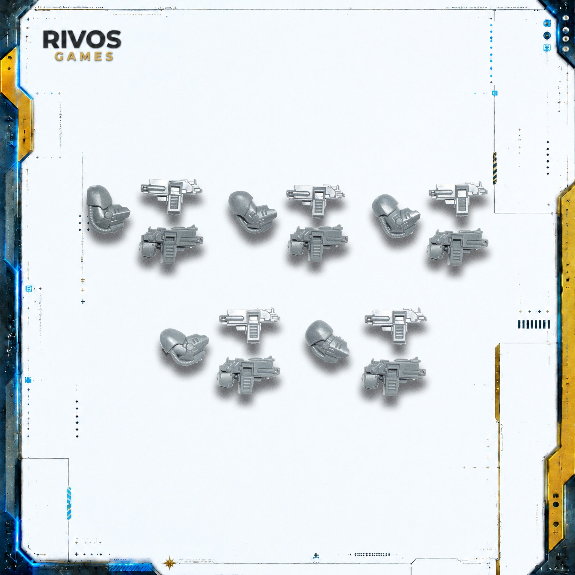 Horus Heresy Space Marines Tartaros Terminators Combi Bolter x 5 - Bits (Bitz)