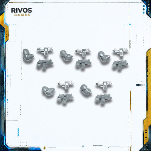 Horus Heresy Space Marines Tartaros Terminators Combi Bolter x 5 - Bits (Bitz)