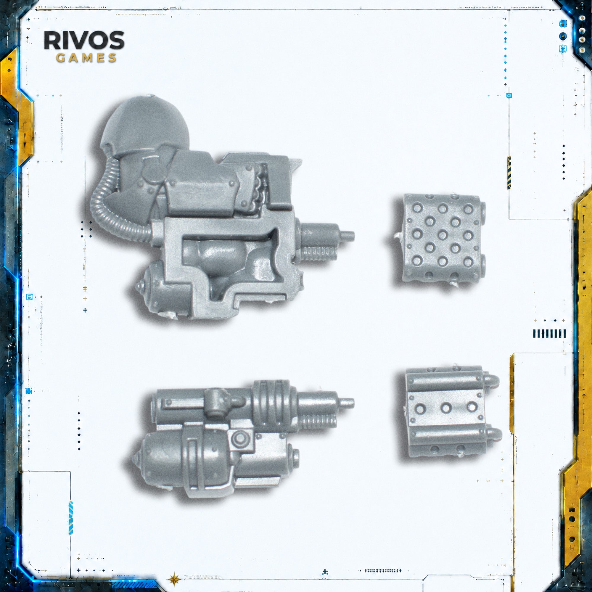Horus Heresy Space Marines Tartaros Terminators Heavy Flamer - Bits (Bitz)